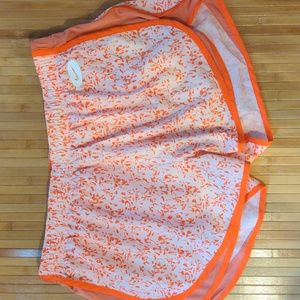Nike Running Shorts Dri-Fit Icon Clash Tempo Mid Rise, Orange, Size Large